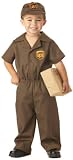 Toddler UPS Man Halloween Costume (Size:2-4T)