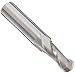 Melin Tool AMG-M-M Carbide Ball Nose End Mill, Metric, Uncoated (Bright) Finish, 30 Deg Helix, 2 Flutes, 76mm Overall Length, 11mm Cutting Diameter, 12mm Shank Diameter