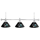 NHL San Jose Sharks 60 Inch three-shade billiard Lamp