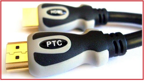 PTC Premium 10ft HDMI Cable v 1.3 Certified Dual Tone for Home Theater, PS3, Xbox, DVD, DVR, HDTV,...
