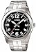 Casio Men's MTP1315D-1BV Silver Stainless-Steel Quartz Watch with Black Dial