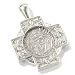 Silver Madonna Coin Pendant