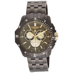 Buy Chase-Durer Mens 850.4GGM Crossfire Gunmetal Ion-Plated Stainless Steel Chronograph Watch by Amazon.com Store Card