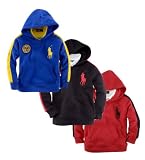 big black clothing-Polo Ralph Lauren Little Boys Big Pony Pullover Hoodie