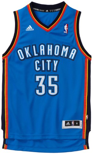 NBA Youth Oklahoma City Thunder Kevin Durrant Swingman Road Jersey - R28E2Ooa (Strong Blue, Large)