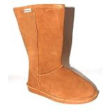 BEARPAW Women's Emma Tall Boot,Hickory/Champagne,5 M US
