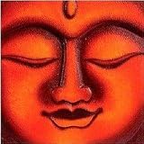 Orange Buddha Wall Plaque