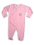 Bambolino - Newborn Baby Girls Long Sleeved Footed Coverall, Pink