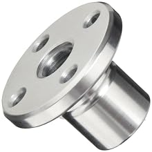 THK Lead Screw Nut Model DCM14, 22mm Outer Diameter x 30mm Length, 44mm Flange Diameter, Load Capacity: 1102 Pound-Force (Pack of 5)