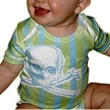 Ooh La La Mama Onesie Skulls n Stripes 9-12M