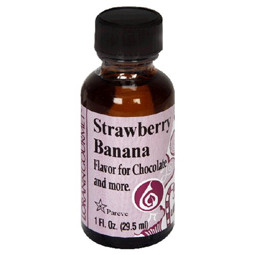 LorAnn Oil-Soluble Flavors for Chocolate, Strawberry Banana Oil, 1-Ounce Bottles (Pack of... by LorAnn Oils
