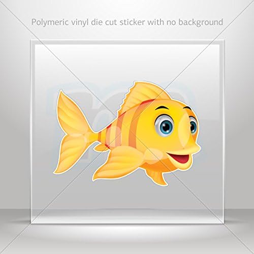 Decals Decal Aquarium Fish Decoration Motorbike Bicycle Vehicle ATV car Laptop Garage 0500 X27X9