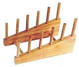 12 Natural Wood and Dowel Small Bowl Stand