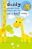 Best Daddy in The World Birthday Card with Badge