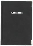 Letts Address Book, Connoisseur, A5 Portrait size - Black