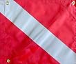 Vinyl Dive Flag 14" x 16" with Stiffener Scuba Diving Safety/First Aid, Safety Gear