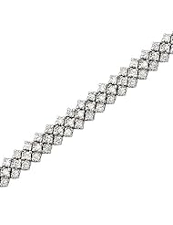 14K Yellow/White Gold 5 ct. Diamond Tennis Bracelet