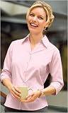 Ladies 3/4 Sleeve Open Neck Blouse by Port Authority