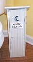 OUTHOUSE TOILET PAPER storage HOLDER lodge decor bath