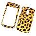 Samsung Jack i637 AT&T Rubberized Snap On Protector Image Hard Case Image Cover Leopard