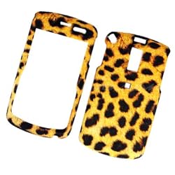 Samsung Jack i637 AT&T Rubberized Snap On Protector Image Hard Case Image Cover Leopard