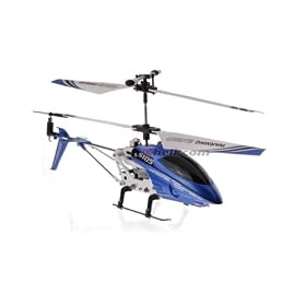 Syma 3 Channel S105 Mini Indoor Co-Axial Metal Frame Helicopter (Red)