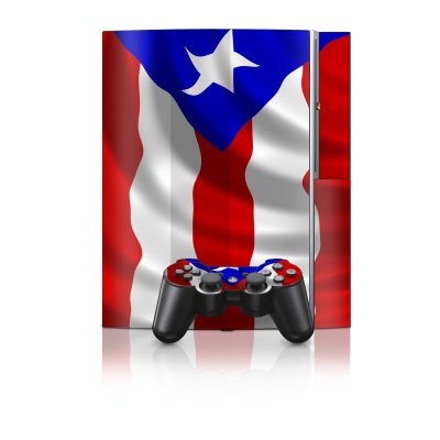 Puerto Rican Flag Design Protector Skin Decal Sticker for PS3 Playstation 3 Body Console