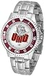 Minnesota-Duluth Bulldogs Suntime Competitor Game Day Steel Band Watch - NCAA College Athletics