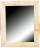 Attractive Plain Birch Bark Rectangular Mirror 14.5"