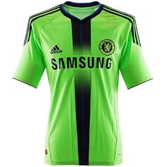 Adidas FC Chelsea 3rd-Trikot Junior 2010-2011 Farbe: gr�n/dunkelblau/blau