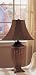 Newset Of Two Bamboo Style Table Lamp