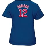 Alfonso Soriano Chicago Cubs Women's Name and Number Tee