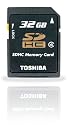 Toshiba 32 GB SDHC HighSpeed Speicherkarte, Secure Digital High Capacity (32GB SDHC Class 4 Card) CL4