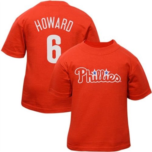 Philadelphia Phillies Ryan Howard Baby Jersey T-Shirt12 Months