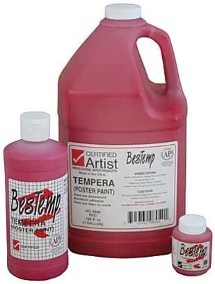BesTemp - Tempera Paint - Gallon Bottle-Regular Colors - Black
