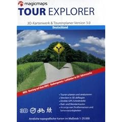 Tour Explorer Set Ost Berlin / Brandenburg / Sachsen / Th�ringen / Sachsen-Anhalt 3D 1 : 25 000. Version 3.0