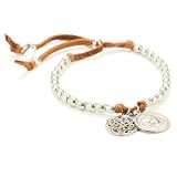 Ettika Mary Shield Leather Bracelet