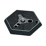 Manfrotto 030VHS- 14 Hexagonal Quick Release Plate with VHS Locating Pin 1/4-Inch - Replaces 3159