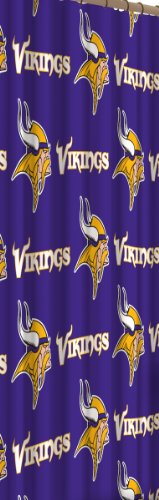 NFL Minnesota Vikings 72-Inch-by-72-Inch Shower Curtain