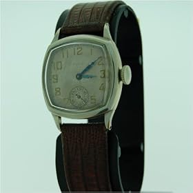 Vintage/Antique watch: Elgin White Gold Filled Vintage Watch