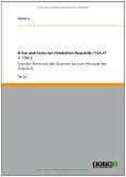 Produkt-Bild: Krise und Ende der r&ouml;mischen Republik (133-27 v. Chr.): Von den Reformen der Gracchen bis zum Prinzipat des Augustus