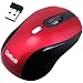 Daffodil WMS335R Wireless Optical Mouse 2.4GHz - Cordless 3 Button PC Mouse with Scrollwheel and Adjustable Sensitivity (MAX DPI: 2000) - For Laptop / Netbook / Desktop Computers - Supported by: Microsoft Windows (7 / XP / Vista) and Apple MAC (OS X +) - Battery Powered (1xAA Inc.)