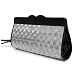 Stewart Stand Stainless Steel Clutch/Wristlet Black