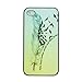Voberry Hipster Feather Quote Fly Ombre Birds Plastic Case Cover for Apple iPhone 4 4S (tybv8) (tybv8)
