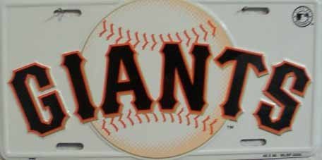San Francisco Giants License Plate Frame MLB