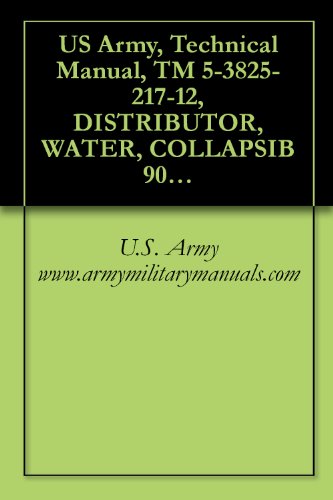 US Army - Technical Manual - TM 5-3825-217-12 - DISTRIBUTOR - WATER - COLLAPSIB 900 GALLON - GRAVITY FEED - (US RUBBER MODEL CE-9C-2) - military manuals