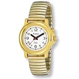 Avalon Ladies EZC Low Vision One Button Talking Watch, Gold-Tone Flex # 2608L-1B by Avalon