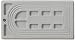 SE Bead Board/Tray, U Channel, Flocked Plastic, 10 x 18.5
