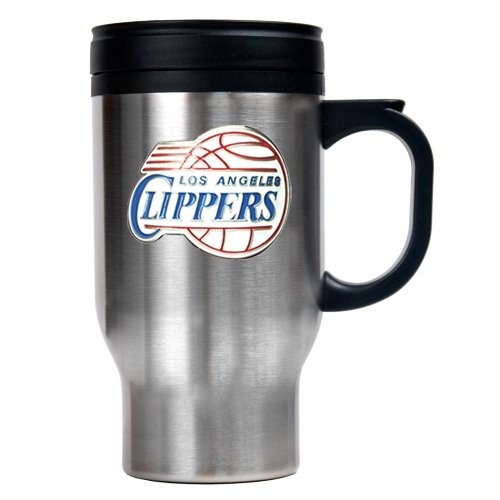 Sports NBA CLIPPERS Stainless Steel Travel Mug - Primary Logo/Stainless Steel