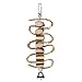 Trixie Natural Living Spielzeug mit Strohband/Glocke, 21 cm